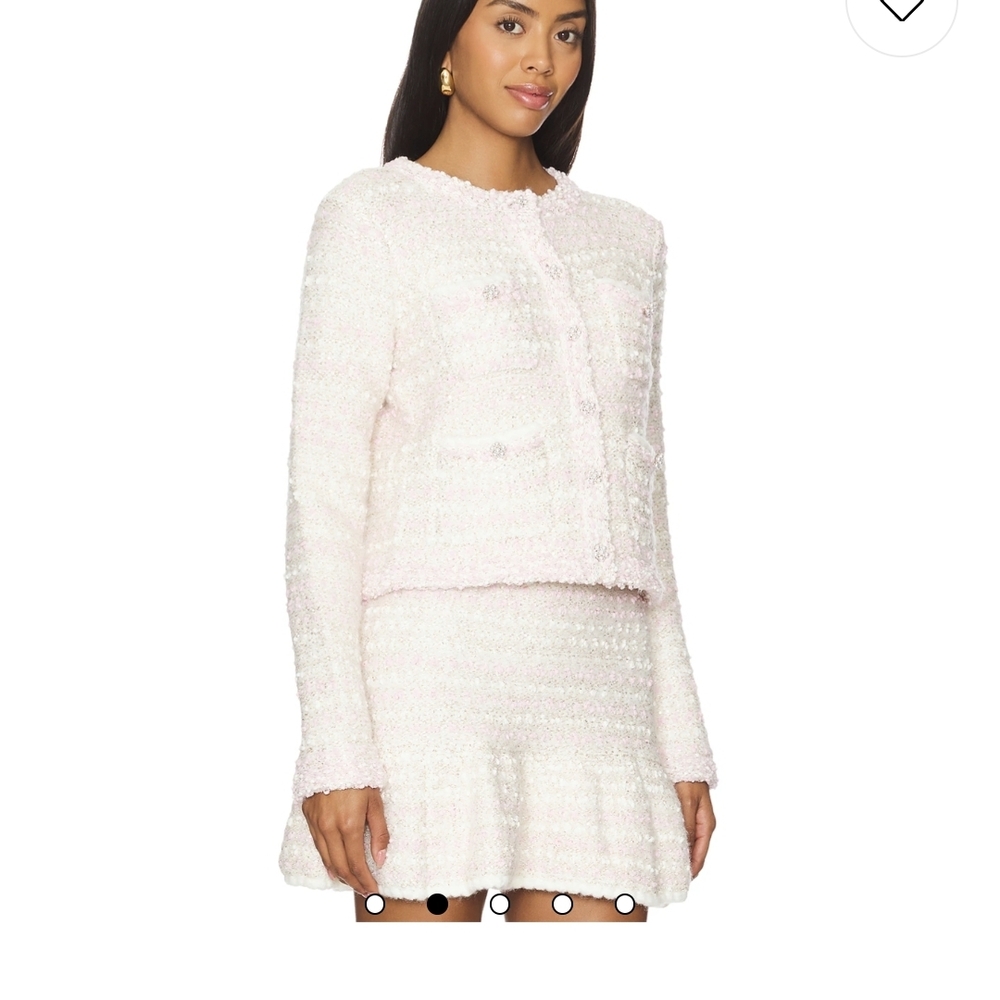 LoveShackFancy Blanca Cardigan Sweater Jacket NWT